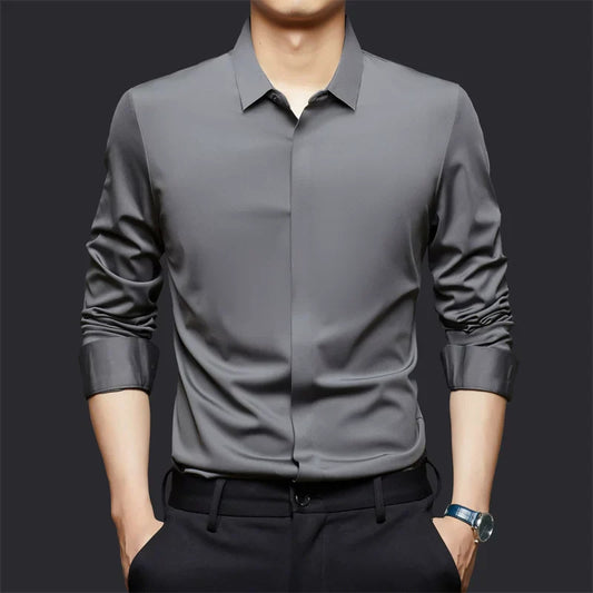 Opaline Mist Stretch Shirt